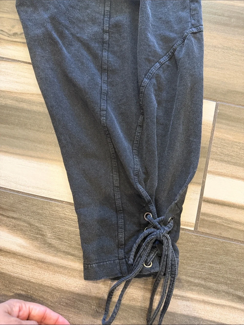 Free People black Sleeveless Jogger Jumpsuit - Picture 11 of 12